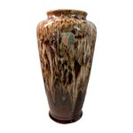 Vintage Drip Glaze Vase Melba Ware Fine Arts Lava Drip 26cm Honeycomb MCM CB74