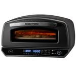 Daewoo 12" 450° Electric Pizza Oven Cooker Digital Presets Full Pizza Making Kit