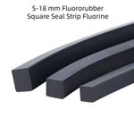 5-18 mm Fluororubber Square Seal Strip Fluorine Rubber Seal Cord O-ring Gasket