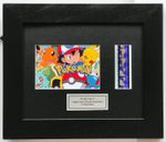 POKEMON Original 35mm Film Cells set in Quality Wood Frame + COA