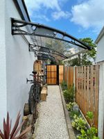 CANOFIX 1500x4500mm DIY Door Canopy Polycarbonate Cantilever Porch Patio Walkway