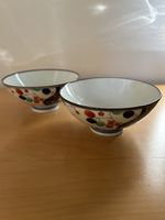 Vintage Japanese Haruyuen Arita Ware Rice Bowls X 2