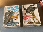 2 Vintage 1970s Six Million Dollar Man TV Series Model Kits Lot of 2 Complete
