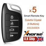 5x Xhorse Universal Smarty Remote Key Proximity 4 Buttons XSCS00EN for VVDI MINI
