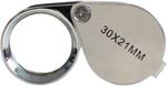 TRIXES Jewellers Lens 30 x 21mm NEW Glass Jewellery Antiques Magnifier Eye Lens