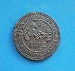 George III 1812 Birmingham Penny Token Union Copper Company