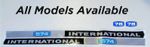 International Tractor Bonnet stickers / decals. All Models Available. 674 etc