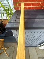 White Oak Chamfered Stair Spindle 41x41x900mm Unfinished Single COSC090