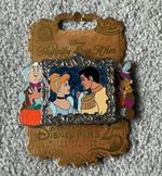 Disney Pins Happily Ever After Cinderella Limited Edition Slider Pin Month 11/12