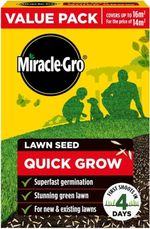 Miracle-Gro Quick Grow Lawn Grass Seed Fast Thick Germination 16m2 28m2 56m2