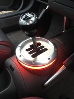 Audi TT Mk1 8N R8 Style 'H' Gate + Illuminated L.E.D Gear Surround Light Ring