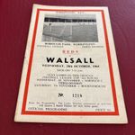 1964  1965     Workington    v  Walsall 