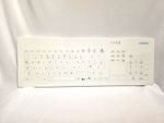 CLEANKEYS CK4 WHITE HYGIENIC GLASS MEDICAL KEYBOARD WITH TRACKPAD