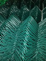 Green Chain Link Fencing 3ft 900 x 25mtr 1.7/2.5 PVC Coated c/w Line Wire