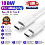 USB C To USB C Fast Charger Cable Dual Type C Charging Data Sync USB Cable Lead