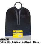 3 LB MARKSMAN Heavy Duty HOE HEAD Replacement Wide Garden Digging Steel Tool