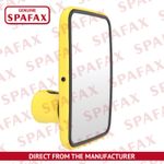 SPAFAX VM2 Yellow Unbreakable Rear View Mirror Bus Coach Truck Plant Forklift