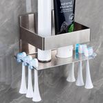 MOLEDINO Stainless Steel Electric Toothbrush Head Holders Wall Mounted