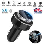 Universal Car Charger Bluetooth5.0 MP3 Player FM Transmitter QC3.0 Fast Charging