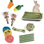 14x Small Animal Chew Toys Set Rabbits Hamster Guinea Pig Teeth Grinding