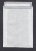 Glassine Bags 117 x 89mm PEEL & SEAL ECO Friendly-Seeds-Stamps-Favours-Confetti