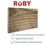 Treated Timber Boards Gravel Board Fence Wall Cladding Larch/Spruce Softwood Mix