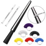 Ring Measurement Tools Sizing Gauges Belt Mandrel Stick Sizer Set Kit UK