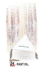 25 X Calibrated Paint Mixing Cups & 25 X 190 Micron Paint Strainers UK P&P