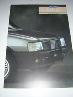 FIAT UNO RANGE SALES BROCHURE 1987
