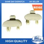 Sun Visor Clip Holder Hook For Audi A1 A3 A4 A5 Q2 Q5 TT 8U08575624PK Beige