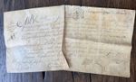 Original Manuscript Certificate France 1748 Bordeaux Louis XV Parchment