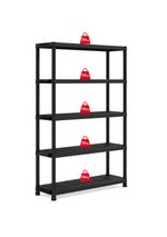 Extra Wide Heavy Duty 5 Tier Plastic Shelving Unit – Storage Rack