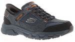 Skechers Mens Slip Ins Trainers Suede Leather Memory Foam blue UK Size