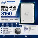 Intel Xeon Platinum 8160 (SR3B0) 2.10GHz 24-Core LGA3647 150W 33MB CPU