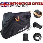 Large Heavy Duty Motorcycle Motorbike Cover Waterproof Rain UV Protector Outdoor