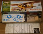COMET SUPER STARS Piper Cub J-3, 25.5" wingspan, new in box from the USA.