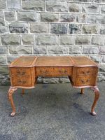 Antique Burr Walnut Writing Desk