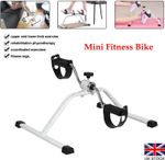 Mini Exercise Bike Portable Pedal Exerciser Resistance Cycle Indoor Gym Fitness