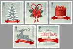 MERRY CHRISTMAS / Xmas Winter Scenes MNH 5v-Stamp Set (2015 Gibraltar)