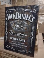 Jack Daniel's Metal Wall Sign - Jack Daniels Bar Sign - Free Shipping