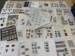 Commonwealth mix stamps. Ex dealer leaves. M/U. Vintage to modern 1.8kg G120