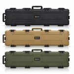 HASTA Large Wheeled Rifle Hard Case Pick and Pluck Foam Airsoft Gun Storage