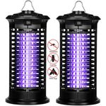 2PCS Bug Zapper Electric Insect Killer Mosquito Fly Pest Trap UV LED Indoor Lamp