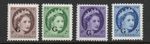 Canada 1955-56 Officials set of 4v SG O202-O205 Mnh.