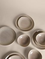 Marks and Spencer M&S 12 Piece Argo Dinner Set Taupe