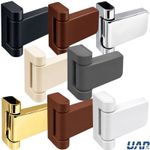 Universal Flip Hinge 3D Adjustable Flag Hinge for uPVC Doors 19-23mm Rebate