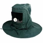 Sandblasting Safety Helmet with Face Protector Hood For Grinding & Sand Blast