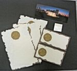 VINTAGE CAESARS PALACE  LAS VEGAS, NOTE PAPER,ENVELOPES, BOOK MATCHES , POSTCARD