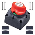 Battery Isolator Switch 12V 24V 48V Kill Switch Power Cut Off Shut Off Battery