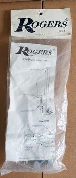 ROGERS v old new stock 6 pack hoop spacers 61-0521-049 concert tom drum adapters
